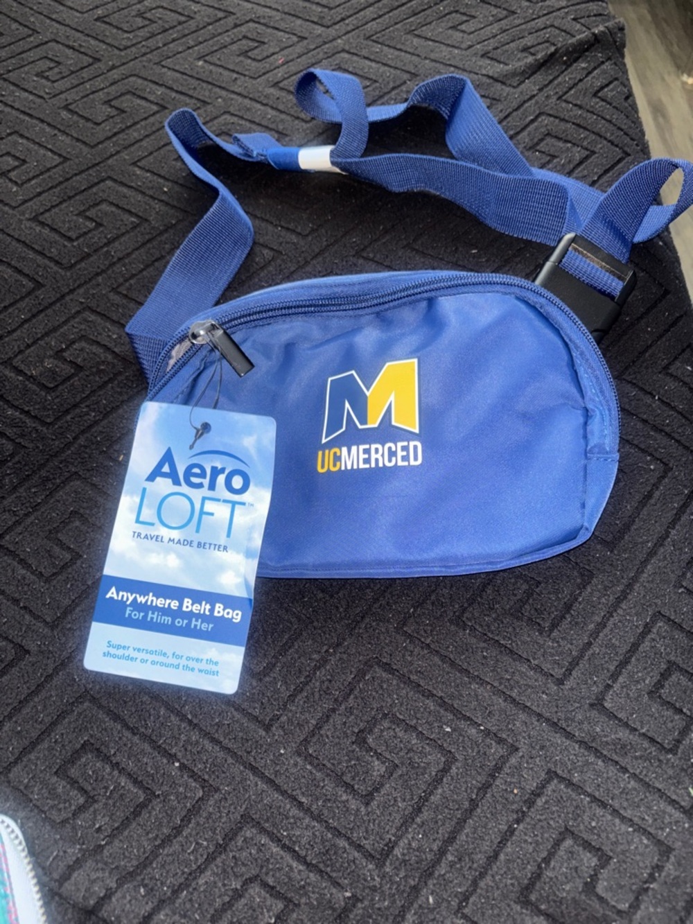 UC Merced Blue Anywhere Belt Bag